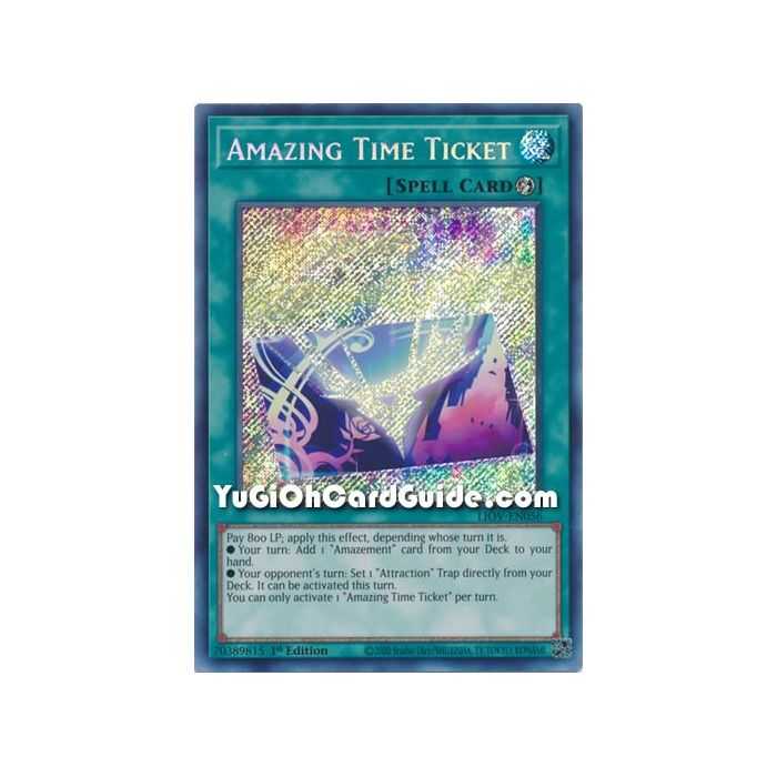 Amazing Time Ticket (Secret Rare) – Lightning Overdrive | Carta YUGIOH en México