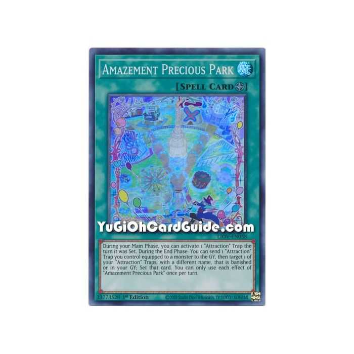 Amazement Precious Park (Super Rare) – Lightning Overdrive | Carta YUGIOH en México