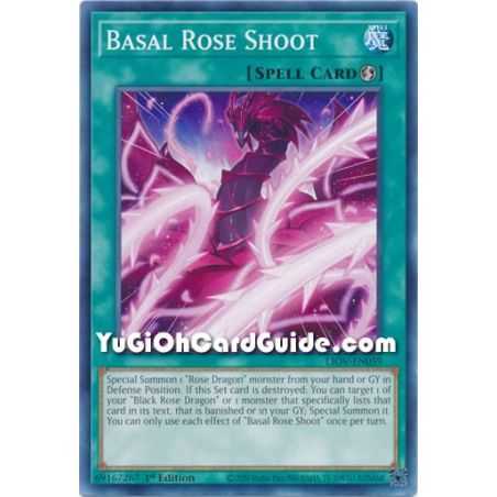 Basal Rose Shoot (Common) – Lightning Overdrive | Carta YUGIOH en México