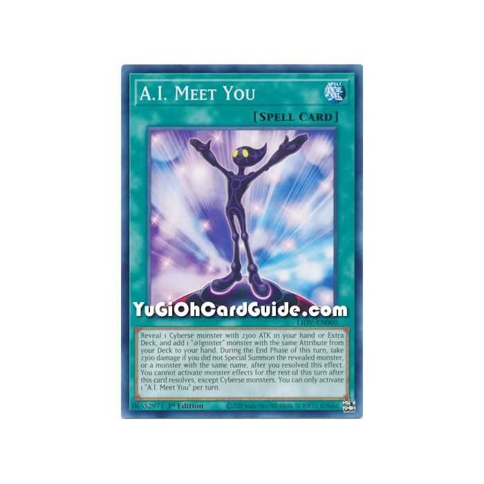 A.I. Meet You (Common) – Lightning Overdrive | Carta YUGIOH en México