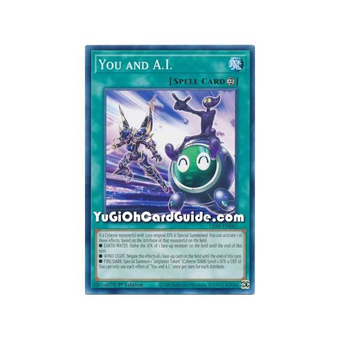 You and A.I. (Common) – Lightning Overdrive | Carta YUGIOH en México