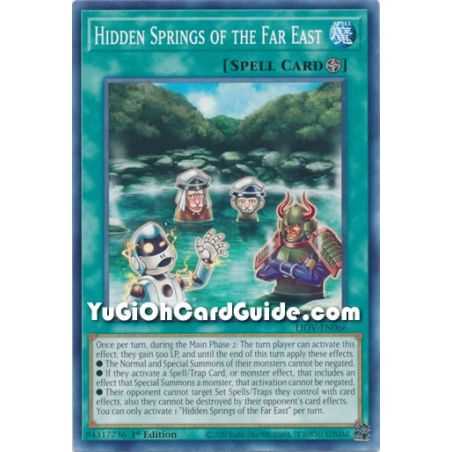 Hidden Springs of the Far East (Common) – Lightning Overdrive | Carta YUGIOH en México