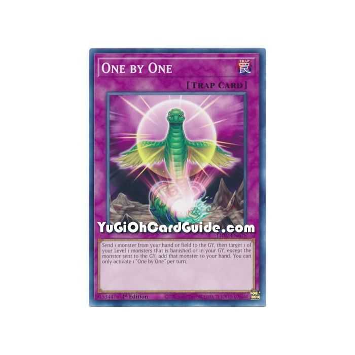 One by One (Common) – Lightning Overdrive | Carta YUGIOH en México