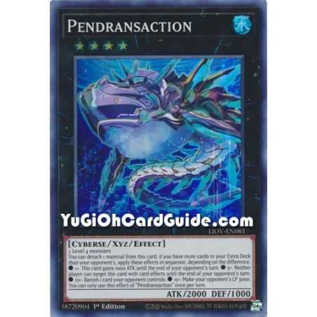 Pendransaction (Super Rare) – Lightning Overdrive | Carta YUGIOH en México