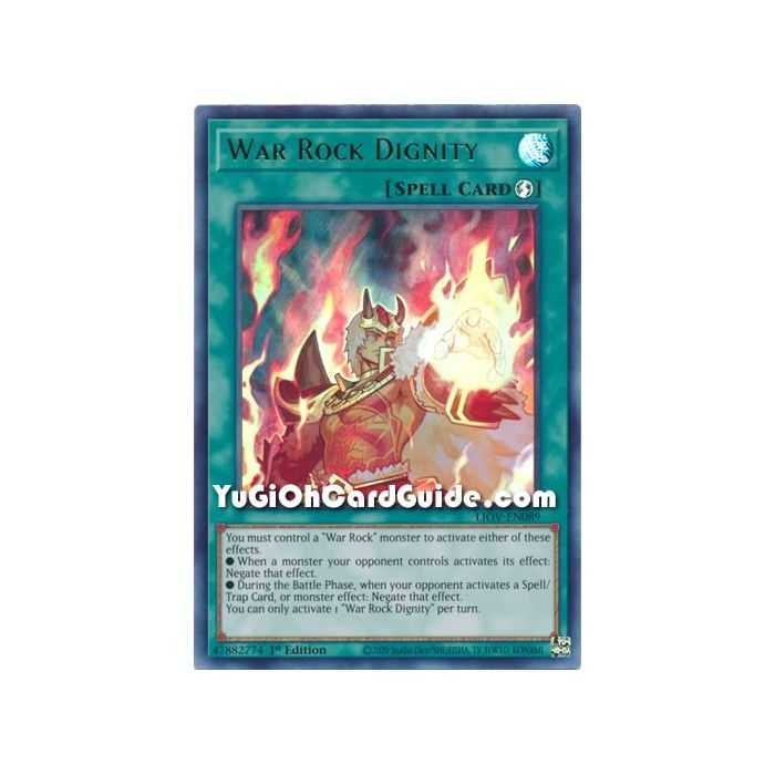 War Rock Dignity (Ultra Rare) – Lightning Overdrive | Carta YUGIOH en México