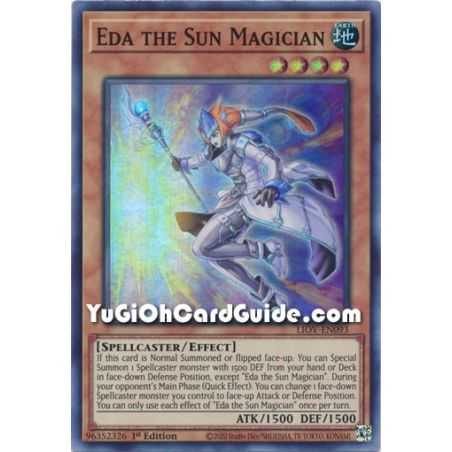 Eda the Sun Magician (Super Rare) – Lightning Overdrive | Carta YUGIOH en México