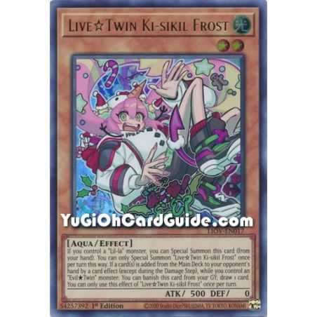 Live*Twin Ki-sikil Frost (Starlight Rare) – Lightning Overdrive | Carta YUGIOH en México
