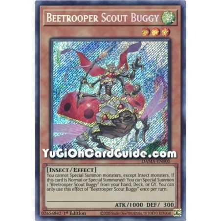 Beetrooper Scout Buggy (Secret Rare) – Dawn of Majesty | Carta YUGIOH en México