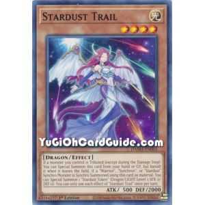 Stardust Trail (Common) – Dawn of Majesty | Carta YUGIOH en México