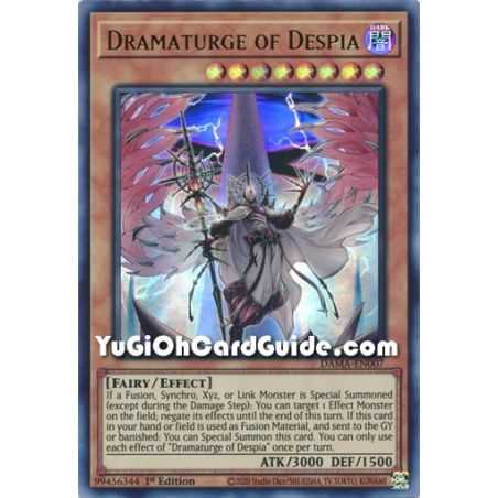 Dramaturge of Despia (Ultra Rare) – Dawn of Majesty | Carta YUGIOH en México