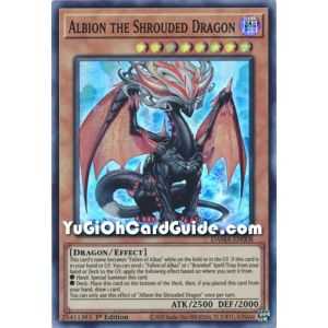 Albion the Shrouded Dragon (Super Rare) – Dawn of Majesty | Carta YUGIOH en México