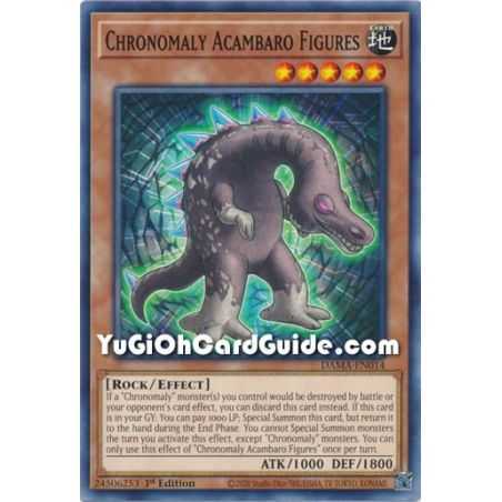 Chronomaly Acambaro Figures (Common) – Dawn of Majesty | Carta YUGIOH en México