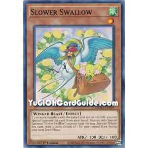 Slower Swallow (Common) – Dawn of Majesty | Carta YUGIOH en México