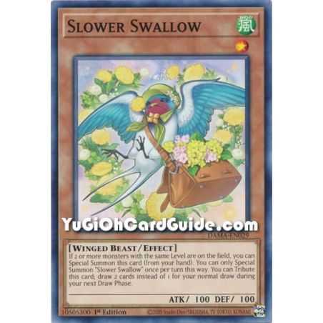 Slower Swallow (Common) – Dawn of Majesty | Carta YUGIOH en México