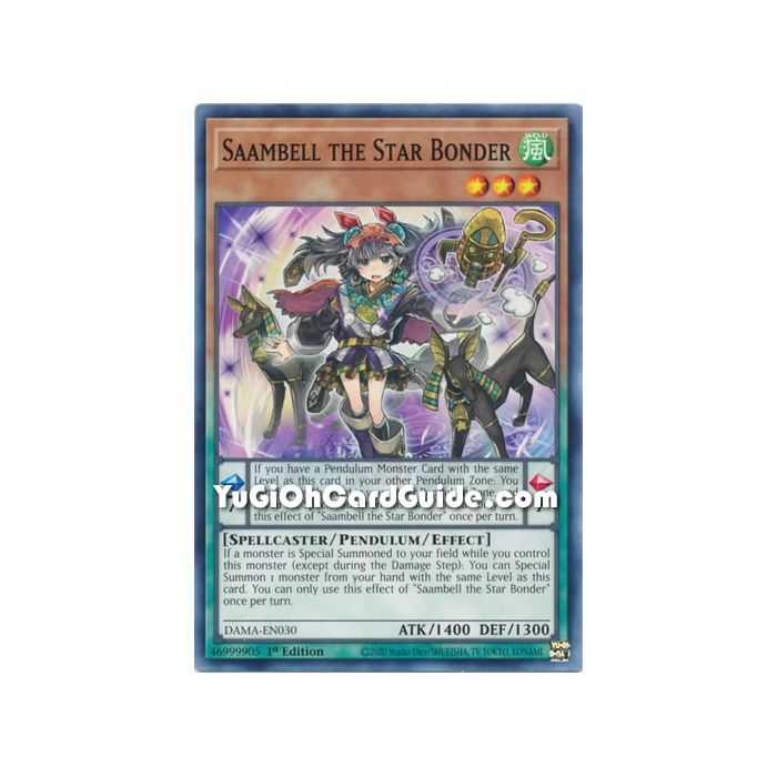 Saambell the Star Bonder (Common) – Dawn of Majesty | Carta YUGIOH en México