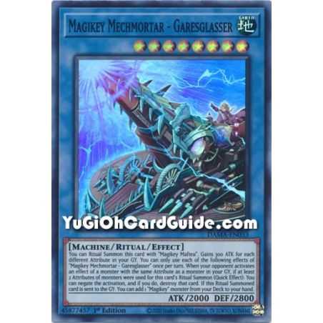 Magikey Mechmortar - Garesglasser (Super Rare) – Dawn of Majesty | Carta YUGIOH en México