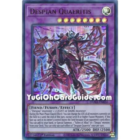 Despian Quaeritis (Ultra Rare) – Dawn of Majesty | Carta YUGIOH en México