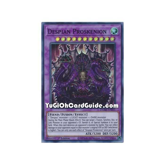 Despian Proskenion (Super Rare) – Dawn of Majesty | Carta YUGIOH en México