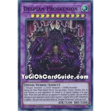 Despian Proskenion (Super Rare) – Dawn of Majesty | Carta YUGIOH en México