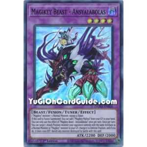 Magikey Beast - Ansyalabolas (Super Rare) – Dawn of Majesty | Carta YUGIOH en México