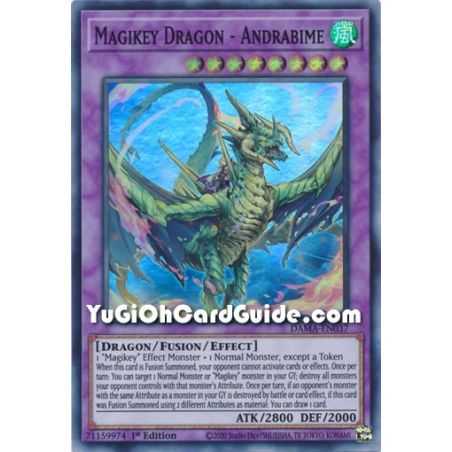 Magikey Dragon - Andrabime (Super Rare) – Dawn of Majesty | Carta YUGIOH en México