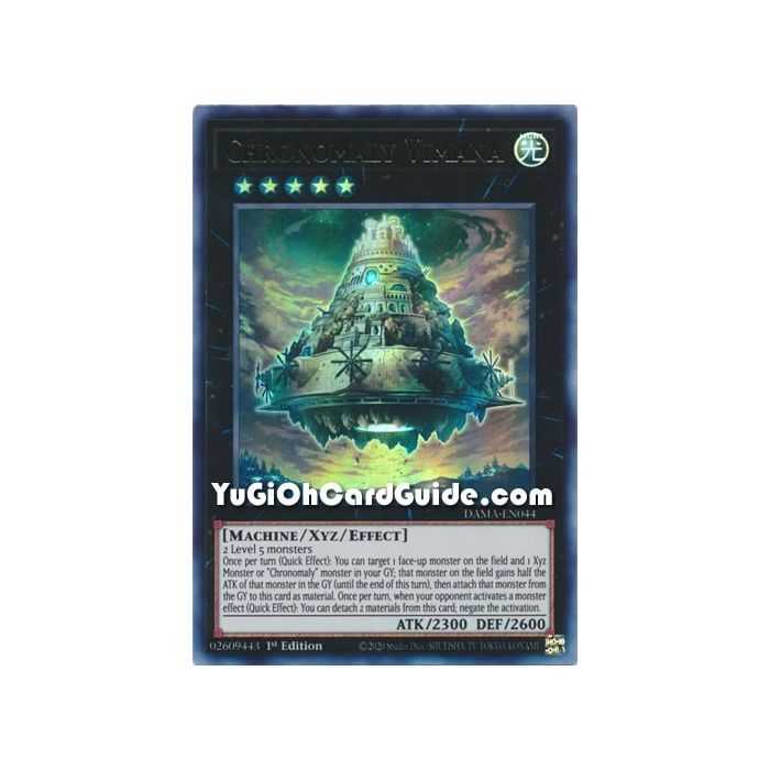 Chronomali Vimana (Ultra Rare) – Dawn of Majesty | Carta YUGIOH en México