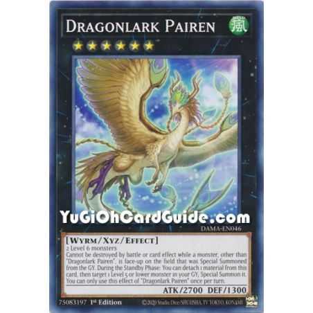 Dragonlark Pairen (Common) – Dawn of Majesty | Carta YUGIOH en México