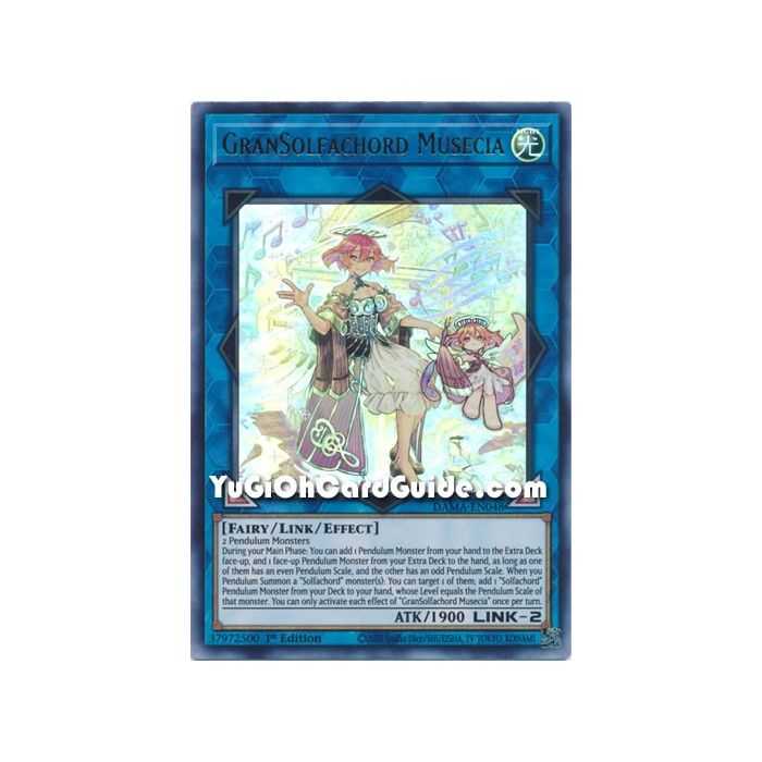 GranSolfachord Musecia (Ultra Rare) – Dawn of Majesty | Carta YUGIOH en México