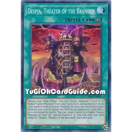 Despia, Theater of the Branded (Common) – Dawn of Majesty | Carta YUGIOH en México