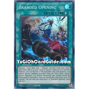 Branded Opening (Super Rare) – Dawn of Majesty | Carta YUGIOH en México