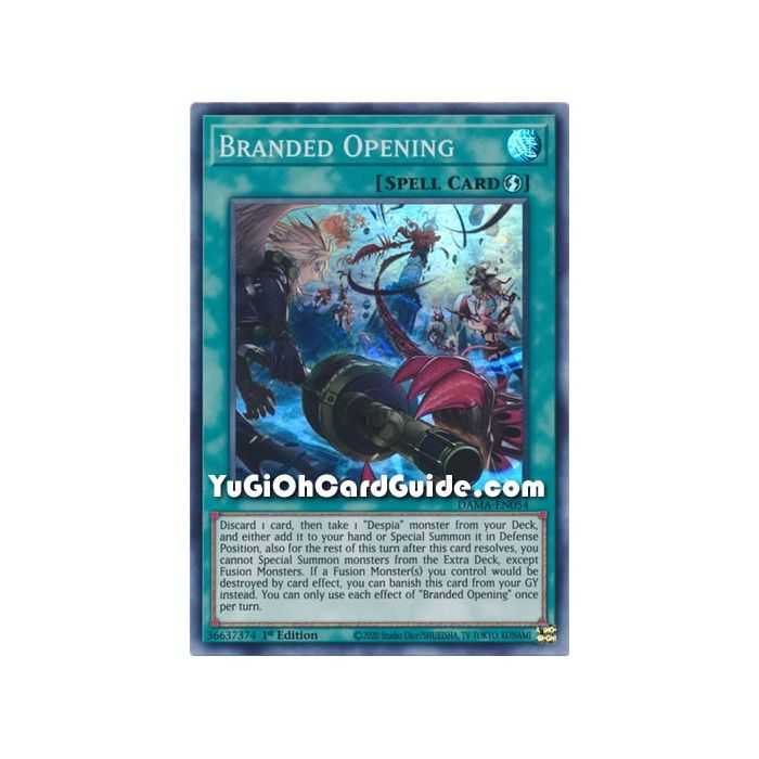 Branded Opening (Super Rare) – Dawn of Majesty | Carta YUGIOH en México