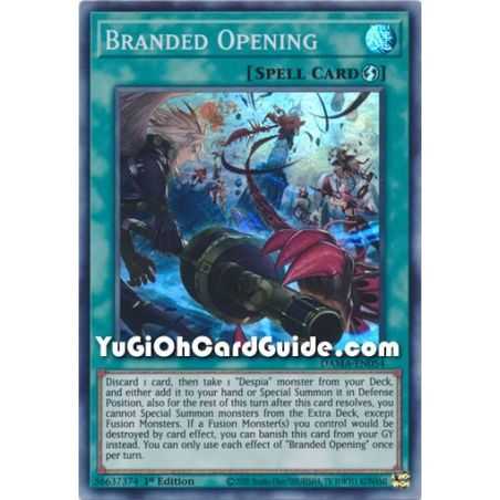 Branded Opening (Super Rare) – Dawn of Majesty | Carta YUGIOH en México