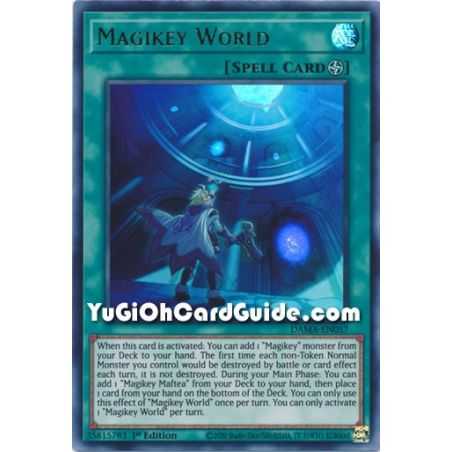 Magikey World (Ultra Rare) – Dawn of Majesty | Carta YUGIOH en México
