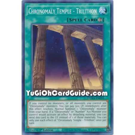 Chronomaly Temple - Trilithon (Common) – Dawn of Majesty | Carta YUGIOH en México