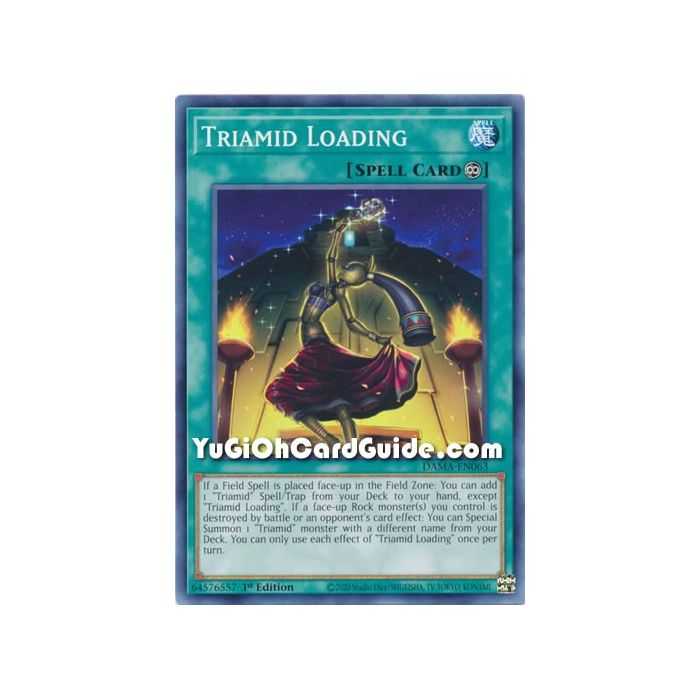 Triamid Loading (Common) – Dawn of Majesty | Carta YUGIOH en México