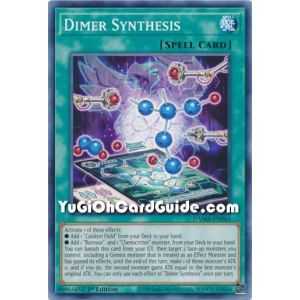 Dimer Synthesis (Common) – Dawn of Majesty | Carta YUGIOH en México