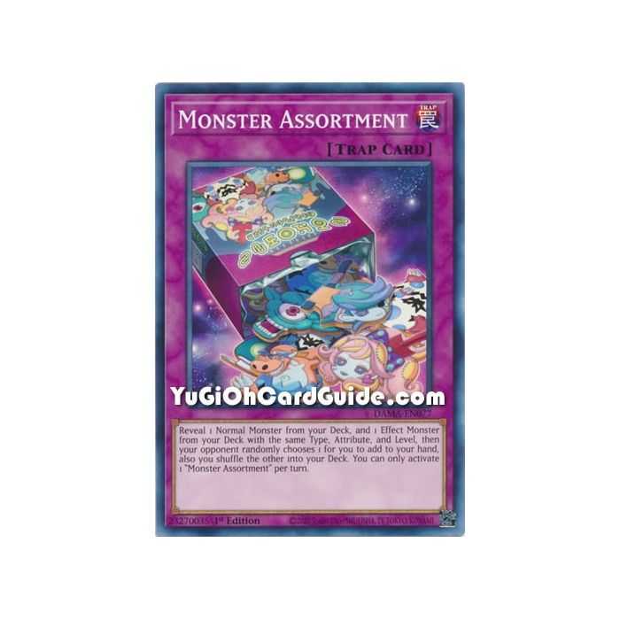 Monster Assortment (Common) – Dawn of Majesty | Carta YUGIOH en México