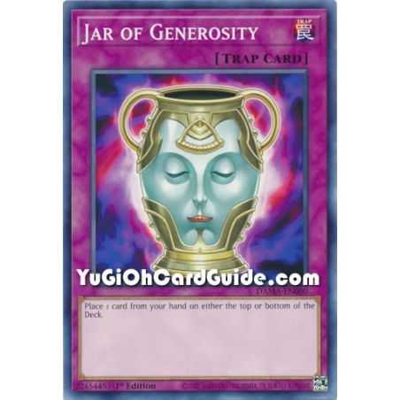 Jar of Generosity (Common) – Dawn of Majesty | Carta YUGIOH en México