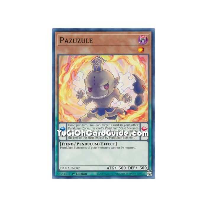 Pazuzule (Common) – Dawn of Majesty | Carta YUGIOH en México