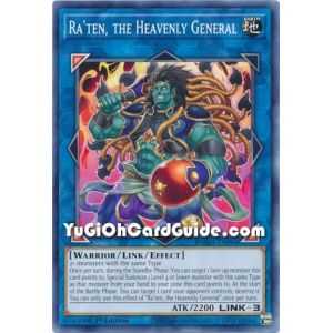 Ra'ten, the Heavenly General (Common) – Dawn of Majesty | Carta YUGIOH en México