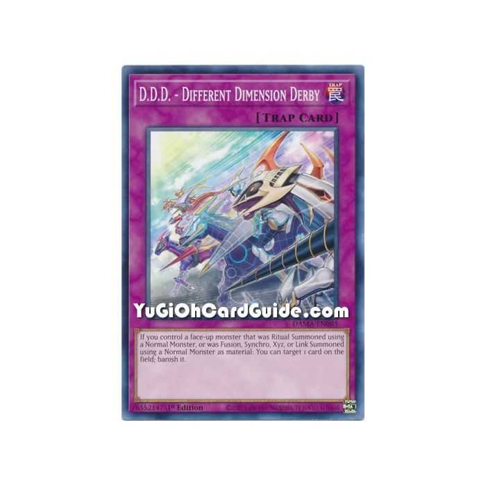 D.D.D. Different Dimension Derby (Common) – Dawn of Majesty | Carta YUGIOH en México