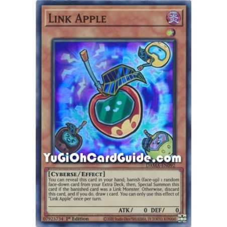 Link Apple (Super Rare) – Dawn of Majesty | Carta YUGIOH en México