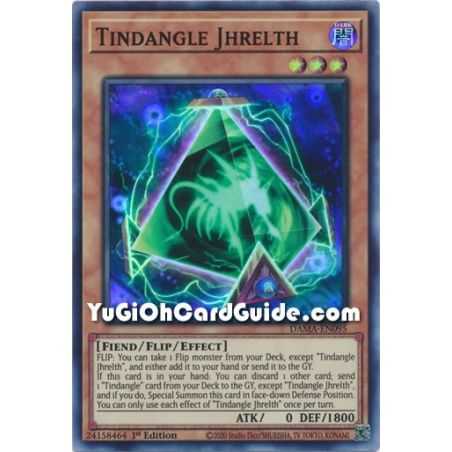 Tindangle Jhrelth (Super Rare) – Dawn of Majesty | Carta YUGIOH en México