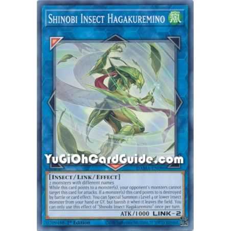 Shinobi Insect Hagakuremino (Common) – Dawn of Majesty | Carta YUGIOH en México
