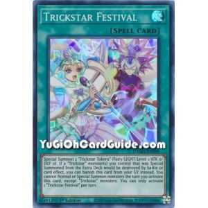 Trickstar Festival (Super Rare) – Dawn of Majesty | Carta YUGIOH en México