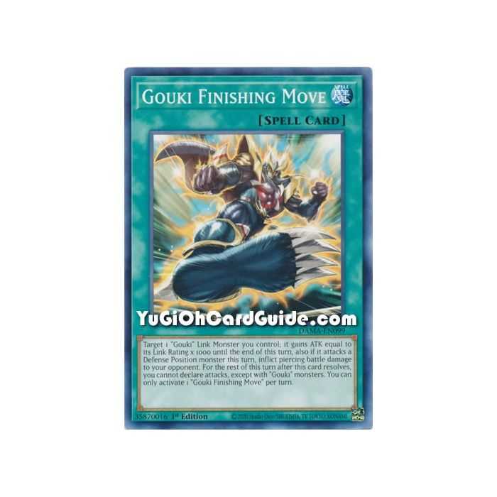 Gouki Finishing Move (Common) – Dawn of Majesty | Carta YUGIOH en México