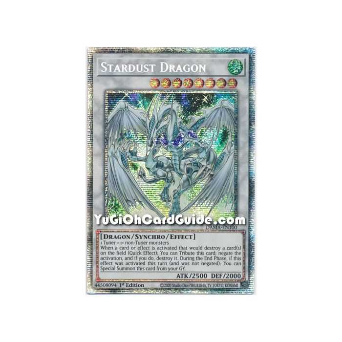 Stardust Dragon (Starlight Rare) – Dawn of Majesty | Carta YUGIOH en México
