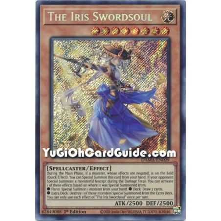 The Iris Swordsoul (Starlight Rare) – Dawn of Majesty | Carta YUGIOH en México