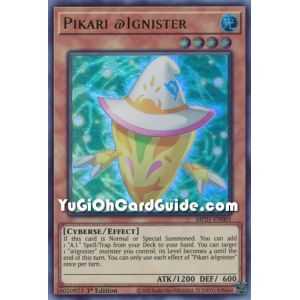 Pikari @Ignister (Ultra Rare) – 2021 Tin of Ancient Battles | Carta YUGIOH en México