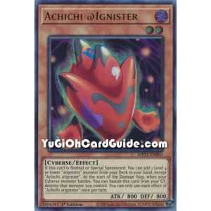 Achichi @Ignister (Ultra Rare) – 2021 Tin of Ancient Battles | Carta YUGIOH en México